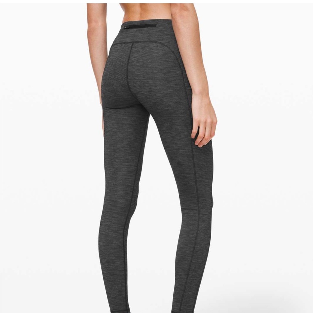 Lululemon Heather Grey Speed Up Tight